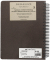 Notizbuch 201553, braun, A5, blanko, 100g, 90 Blatt / 180 Seiten