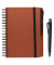 Notizbuch 201554, braun, A5, blanko, 100g, 90 Blatt / 180 Seiten