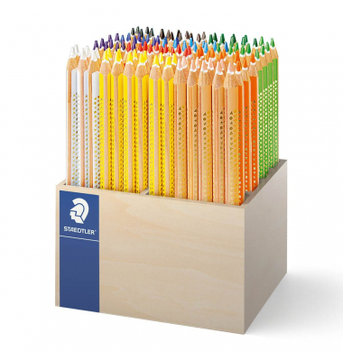 Buntstifte Noris Club jumbo, 128 CA112, farbig sortiert, Dreikant, Packung