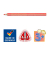 Buntstifte Noris Club jumbo, 128 CA112, farbig sortiert, Dreikant, Packung