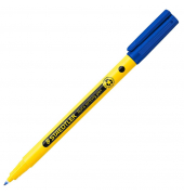 Fineliner Noris writing pen, 307-3, gelb (Schreibfarbe: blau), 0,6mm