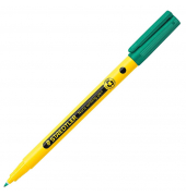 Fineliner Noris writing pen, 307-5, gelb (Schreibfarbe: gr&uuml;n), 0,6mm