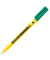 Fineliner Noris writing pen, 307-5, gelb (Schreibfarbe: gr&uuml;n), 0,6mm
