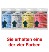 unisex Regenponcho farbsortiert Einheitsgröße