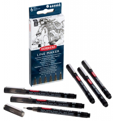 Line Maker Fineliner-Set schwarz Line Maker Fineliner-Set schwarz
