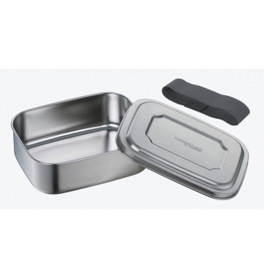 Lunchbox silber, grau 0,8 l