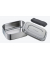 Lunchbox silber, grau 0,8 l
