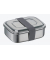 Lunchbox silber, grau 0,8 l