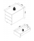 Dalosa Rollcontainer grau 3 Auszüge 39,0 x 70,0 x 55,0 cm