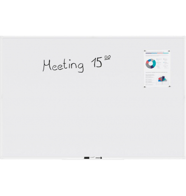 Whiteboard MAULprimo, 6432602, 150x100 cm (BxH), kunststoffbeschichtet, Kunststoff