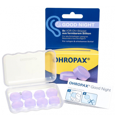 Gute Nacht Ohrstöpsel 23 dB Silikon