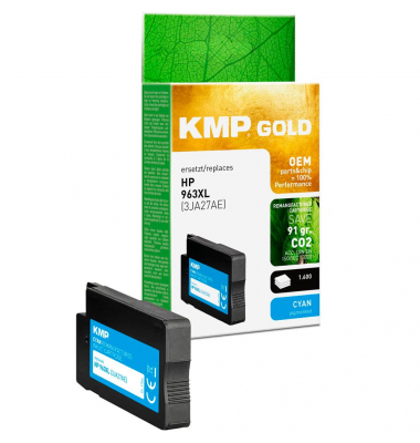 Gold  cyan pigmentiert Druckerpatrone kompatibel zu HP 963XL (3JA27AE)