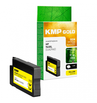 Gold  gelb pigmentiert Druckerpatrone kompatibel zu HP 963XL (3JA29AE)