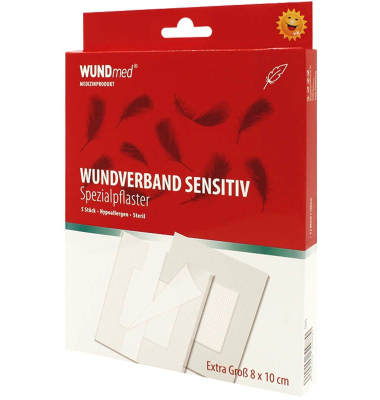 Pflaster Wundverband Sensitiv weiß 8,0 x 10,0 cm Pflaster Wundverband Sensitiv weiß 8,0 x 10,0 cm