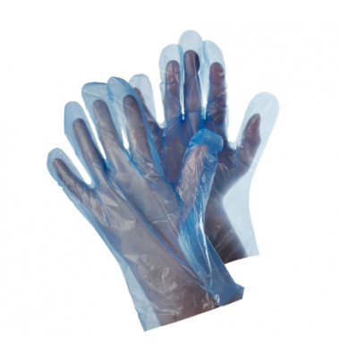 Einweghandschuhe, PE, lebensmittelecht, blau, Größe 10 / XL, Einweghandschuhe, PE, lebensmittelecht, blau, Größe 10 / XL,