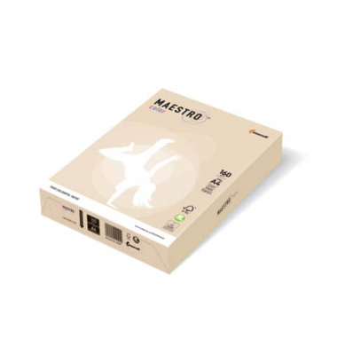 Kopierpapier Maestro Color 9417-CR20A16S creme pastell A4 160g 