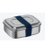 Lunchbox silber, blau 1,0 l