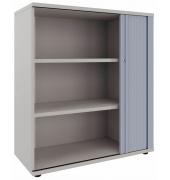 Rollladenschrank lichtgrau 2 Fachböden 100,0 x 44,2 x 113,3 cm