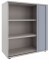 Rollladenschrank lichtgrau 2 Fachböden 100,0 x 44,2 x 113,3 cm