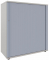 Rollladenschrank lichtgrau 2 Fachböden 100,0 x 44,2 x 113,3 cm