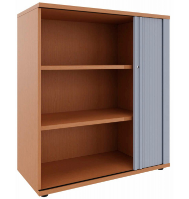 Rollladenschrank buche 2 Fachböden 100,0 x 44,2 x 113,3 cm
