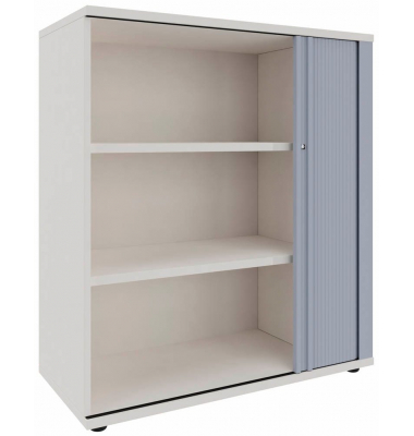 Rollladenschrank weiß 2 Fachböden 100,0 x 44,2 x 113,3 cm
