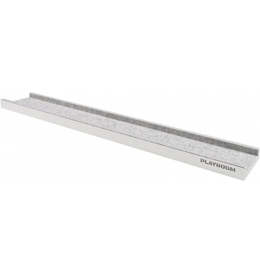 Regalleiste  Playboard weißgrau 80,0 x 14,0 x 3,0 cm