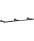 Wandgarderobe schwarz Metall 170,0 x 7,0 cm