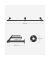 Wandgarderobe schwarz Metall 170,0 x 7,0 cm