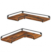 Wandregale-Set braun 29,0  40,0 x 14,0 x 4,0 cm
