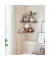 Wandregale-Set braun 29,0  40,0 x 14,0 x 4,0 cm