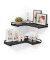 Wandregale-Set schwarz 29,0 / 40,0 x 14,0 x 4,0 cm