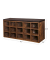 Schuhbank LHS15BX braun, schwarz Holz 105,0 cm
