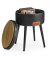 Hocker LOM005B01, schwarz, bis 150kg