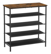 Schuhregal braun, schwarz 75,0 x 30,0 x 91,0 cm