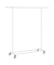 Rollgarderobe weiß Metall 92,0 - 132,0 x 160,0 cm