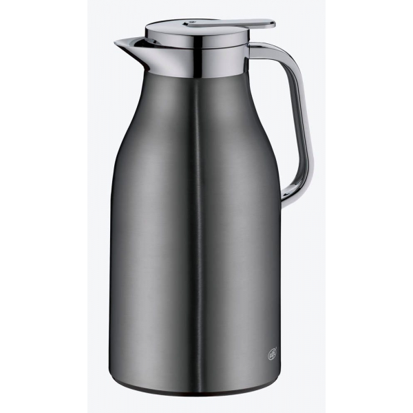 4002458517600 - Isolierkanne Skyline Grau Metall 15 L doppelwandig Ausgießer lebensmittelecht Vakuum Glaskolben abnehmbarer Deckel 4002458517600 - Isolierkanne Skyline Grau Metall 15 L doppelwandig Ausgießer lebensmittelecht Vakuum Glaskolben abnehmbarer Deckel