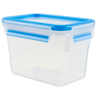 Frischhaltedose CLIP & CLOSE 11,0 cm hoch transparent, blau 1,1 l