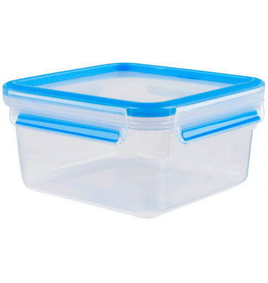 Frischhaltedose CLIP & CLOSE 8,4 cm hoch transparent, blau 1,3 l