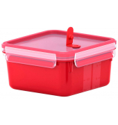 Mikrowellendose CLIP & MICRO rot 1,3 l