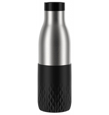 Isolier-Trinkflasche Bludrop Sleeve schwarz 0,5 l