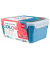 Frischhaltedosen-Set CLIP & CLOSE 5,8  5,8  5,8  9,9 cm hoch blau 0,2  0,55  0,8  2,2 l, 1 Set