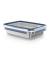 Frischhaltedose CLIP & CLOSE 6,0 cm hoch silber, blau