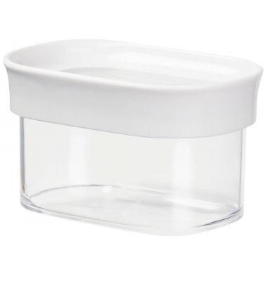 Vorratsdose OPTIMA 6,5 cm hoch transparentweiß 0,18 l