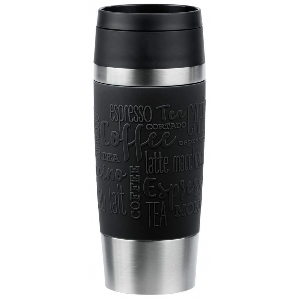 4009049544809 - Thermobecher Travel Mug Classic Trinkgefäße Gr Ø 82 cm x 204 cm 360 ml schwarz Thermobecher und Coffee to go 6h heiß 12h kalt 100% dicht spülmaschinenfest 360-Trinköffnung