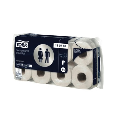 Toilettenpapier Advanced 110767, 2-lagig, weiß, 250 Blatt,