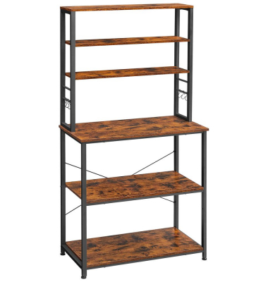 Küchen-Organizer vintage-braun 80,0 x 40,0 x 167,0 cm