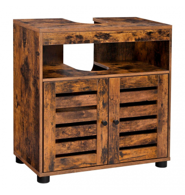 Waschtischunterschrank ohne Waschbecken braun 60,0 x 30,0 x 63,0 cm