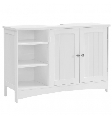 Waschtischunterschrank ohne Waschbecken weiß 90,0 cm 30,0 cm