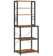 Küchen-Organizer vintage-braun 60,0 x 40,0 x 167,0 cm